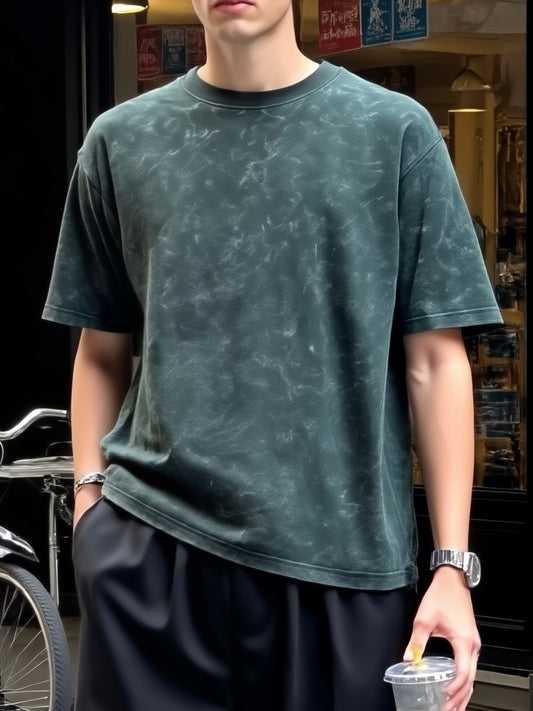 Forest Acid-Wash Oversized T-Shirt