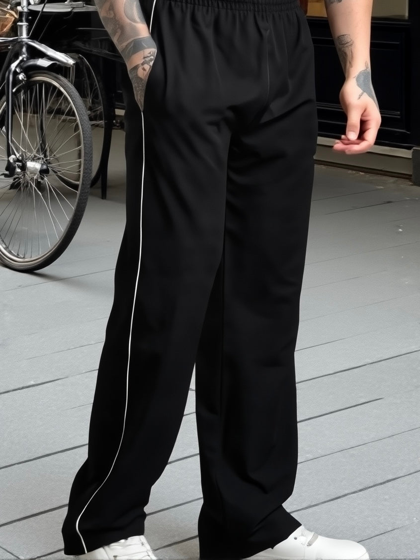 Mono Line Straight Fit Track Pants