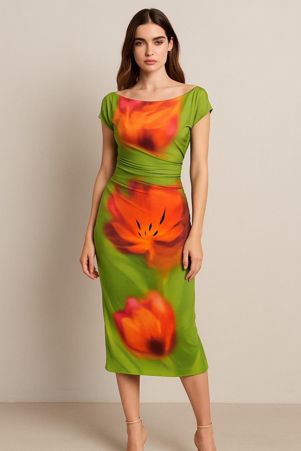 Printed Bodycon Dress