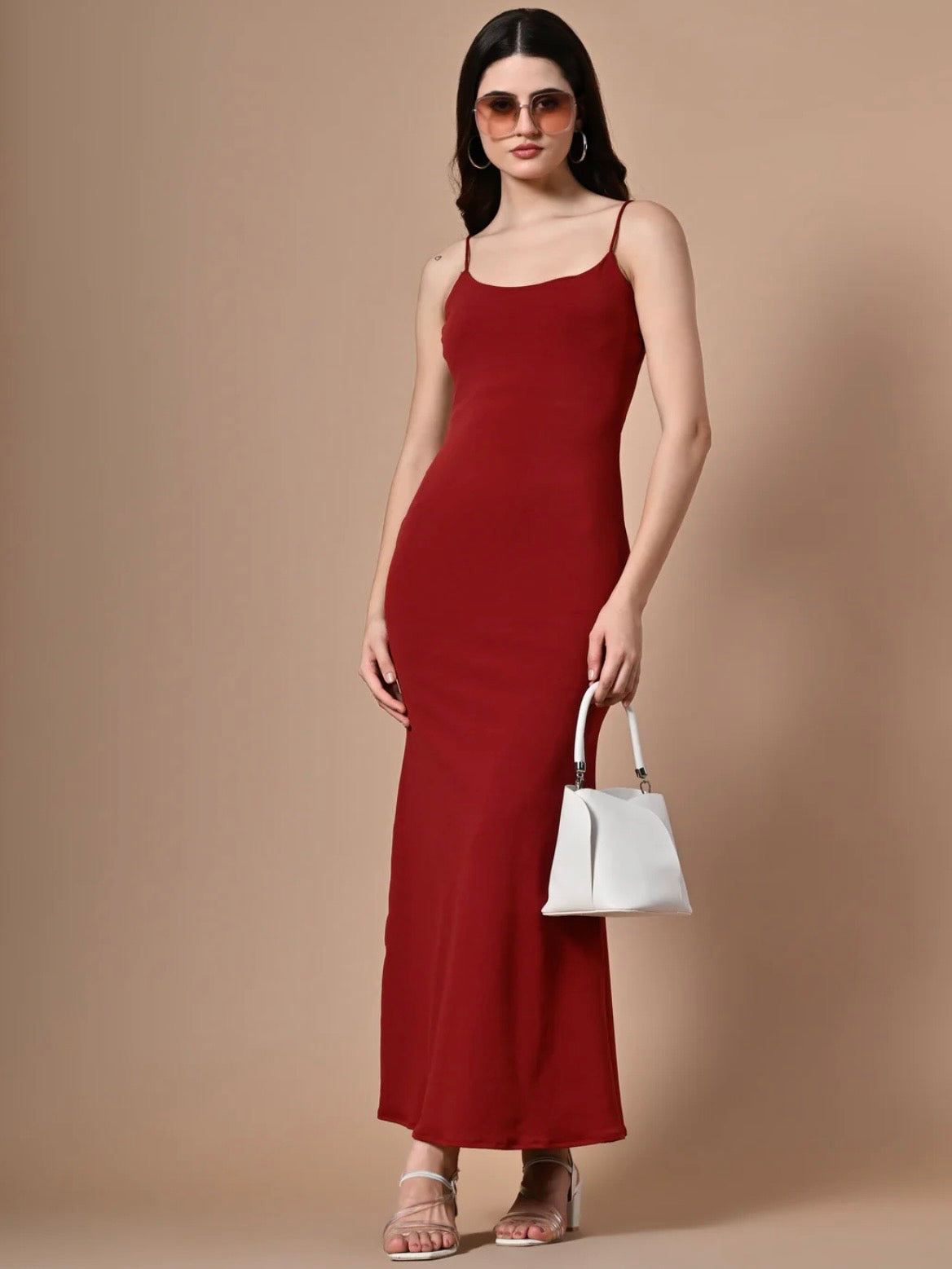 Long Sleeveless Bodycon Dress