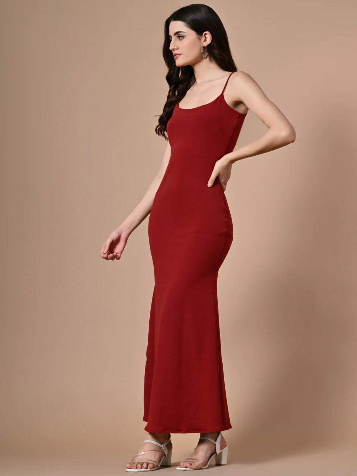 Long Sleeveless Bodycon Dress