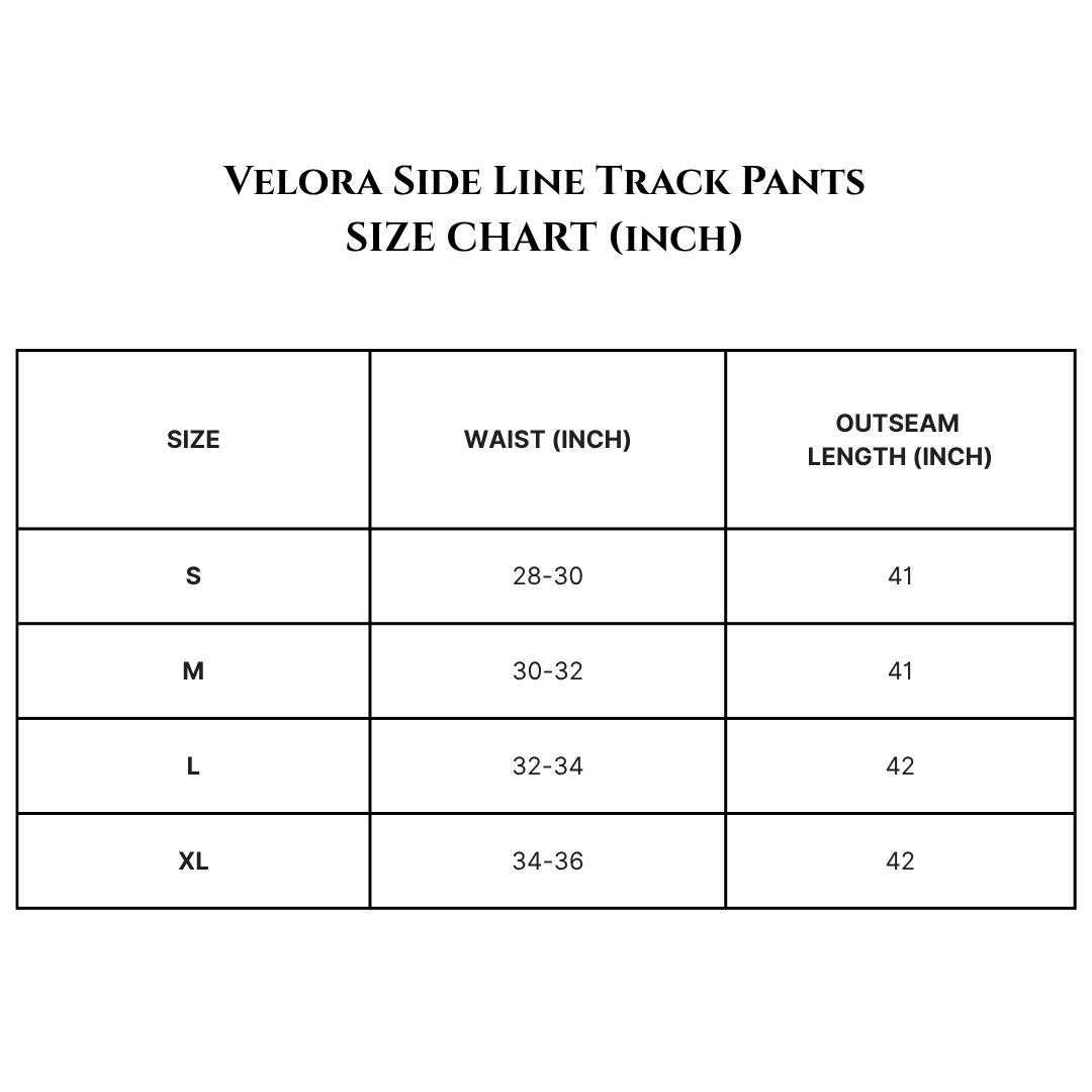 Velora Side Line Track Pants