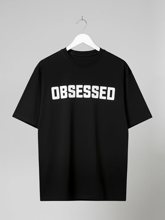 Obsessed Black Oversized T-shirt